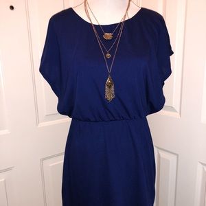 Blue purplish dress